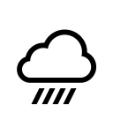 Forecast is moderate rain at 22:00hrs